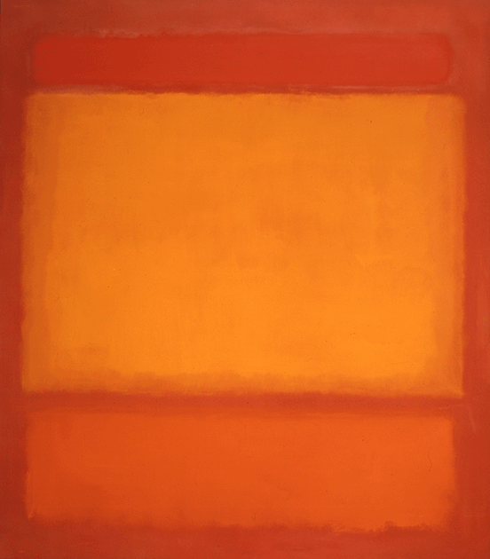 Mark Rothko, Red, Orange, Orange on Red, 1962, Saint Louis Art Museum, Missouri. Image: © Saint Louis Art Museum / Funds given by the Shoenberg Foundation, Inc. / Bridgeman Images, Artwork: © Kate Rothko Prizel and Christopher Rothko / DACS 2022  